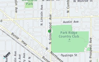 Map of SOLD 824 N Greenwood Ave, Park Ridge, IL 60068, USA