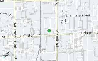 Map of 539 East Lincoln Ave, Des Plaines, IL 60018, USA
