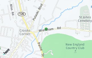 Map of 86 Wrentham Road, Bellingham, MA 02019, USA