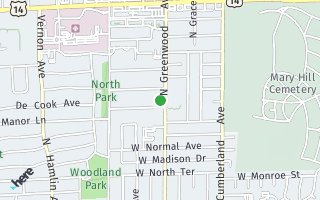 Map of 8420 N Greenwood Ave, Niles, IL 60714, USA