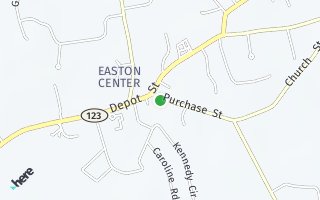 Map of 11 Purchase Street, Easton, MA 02375, USA