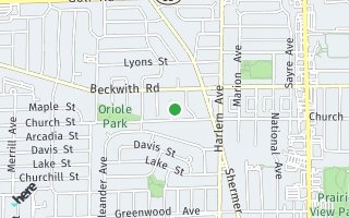 Map of SOLD 9217 Odell Ave, Morton Grove, IL 60053, USA
