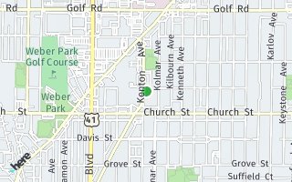 Map of 4565 Lyons Street, Skokie, IL 60076, USA