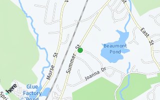 Map of 1  Beaumonts Pond Drive, Foxboro, MA 02035, USA