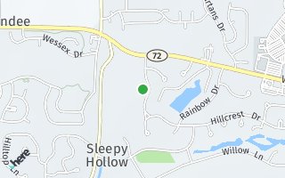 Map of 214  Sharon Dr, Sleepy Hollow, IL 60118, USA
