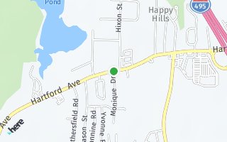 Map of 128 Hartford Ave, Hopedale, MA 01747, USA