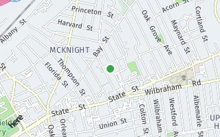 Map of 98 Catharine St, Springfield, MA 01109, USA