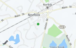Map of Meetinghouse Lane, Norfolk, MA 02056, USA