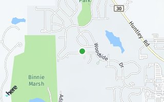 Map of 2824 Forestview Dr, Carpentersville, IL 60110, USA