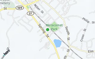 Map of Maple Street, Medfield, MA 02052, USA