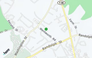 Map of 11 Ridge Hill Road, Canton, MA 02021, USA