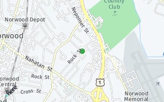 Map of 221 Rock Street, Norwood, MA 02062, USA
