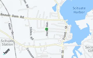Map of 33 Hazel Ave, Scituate, MA 02066, USA