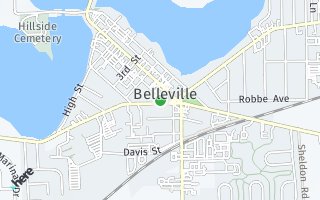 Map of 170 W. Columbia Ave., Belleville, MI 48111, USA