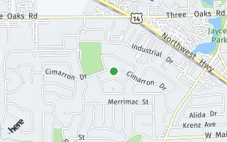 Map of 825 Cimarron Dr, Cary, IL 60013, USA