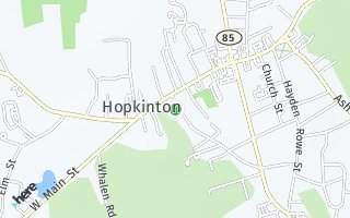 Map of 10  Pleasant Street, Hopkinton, MA 01748, USA