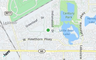 Map of 335  Jefferson CT 335, Vernon Hills, IL 60061, USA