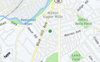 Map of 77 Crown Street, Milton, MA 02186, USA
