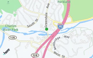 Map of 1212 Greendale Ave 317, Needham, MA 02492, USA