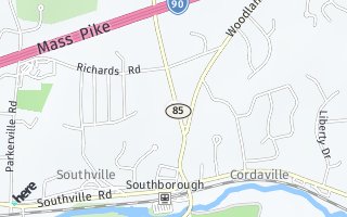 Map of 251 Cordaville Rd, Southborough, MA 01772, USA