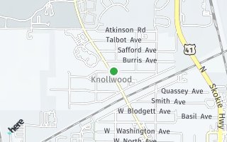 Map of 919 Muir Ave, Lake Bluff, IL 60044, USA
