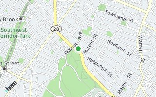 Map of Seaver Street 2, Roxbury, MA 02121, USA