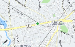 Map of 1077 Boylston Street, Newton, MA 02461, USA