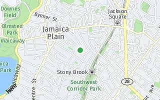 Map of 96 Sheridan St #2, Jamaica Plain, MA 02130, USA