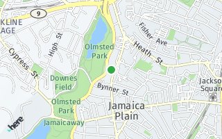 Map of 201 S Huntington Ave, Jamaica Plain, MA 02130, USA