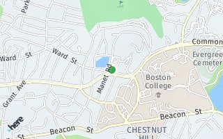 Map of 219 Commonwealth Ave 16, Newton, MA 02467, USA