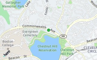 Map of 1988  Commonwealth Ave 7, Brighton, MA 02135, USA