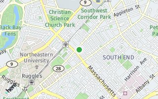 Map of 566 Columbus Avenue 611, Boston, MA 02118, USA