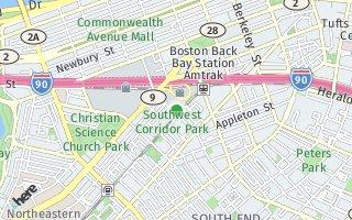Map of 16 Harcourt Street 3E, Boston, MA 02116, USA