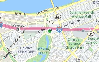 Map of 50 Charlesgate E Unit 195, boston, MA 02215, USA