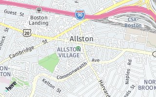 Map of 43 Park Vale Ave Unit 8, Allston, MA 02134, USA