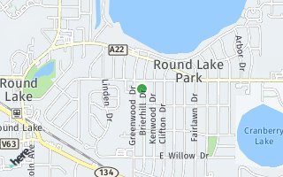 Map of 420 Brierhill Dr, Round Lake Park, IL 60073, USA