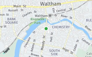 Map of 280 Moody Street, Waltham, MA 02453, USA