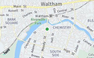 Map of 274 Moody Street, Waltham, MA 02453, USA