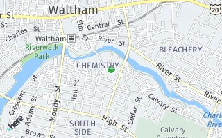 Map of 27 Benefit St, Waltham, MA 02453, USA