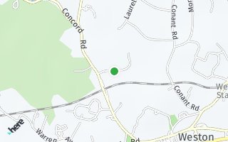 Map of Laxfield Road, Weston, MA 02493, USA