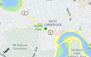 Map of 30 Elmwood U 0, Cambridge, MA 02138, USA