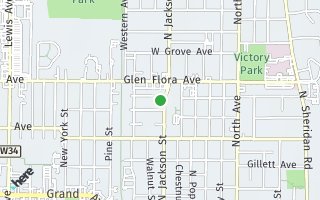 Map of 905 Woodlawn Ave, Waukegan, IL 60085, USA