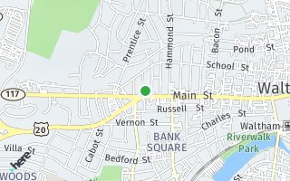 Map of 11 Banks St 2, Waltham, MA 02451, USA