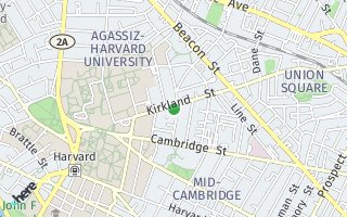 Map of 56 Kirkland St, Cambridge, MA 02138, USA