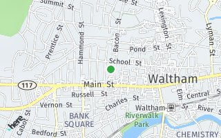 Map of 40 Bacon St 1, Waltham, MA 02451, USA