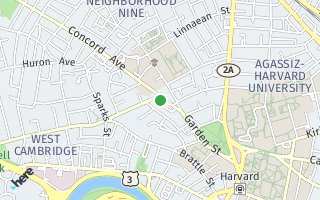 Map of Concord Ave. at Craigie St. Harvard Square, Cambridge, MA 02138, USA