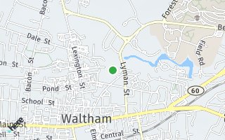 Map of 172 Summer St #3, Waltham, MA 02452, USA