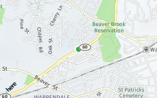 Map of 412 Waverley Oaks Road, Waltham, MA 02452, USA