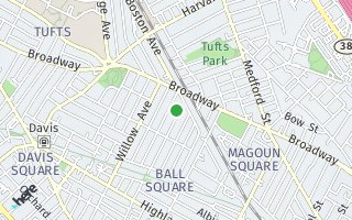 Map of 124 Highland Road Unit #2, Somerville, MA 02144, USA