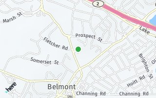 Map of 85 Clifton St, Belmont, MA 02478, USA